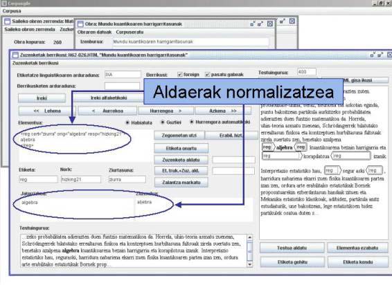 EE modulua: aldaera ez-estandarren normalizazioa